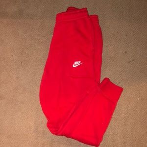 Men’s Red Nike Joggers
